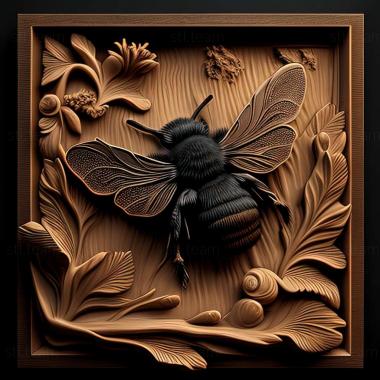 3D модель Bombus humilis (STL)